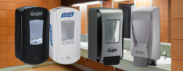 Image of soap dispensers