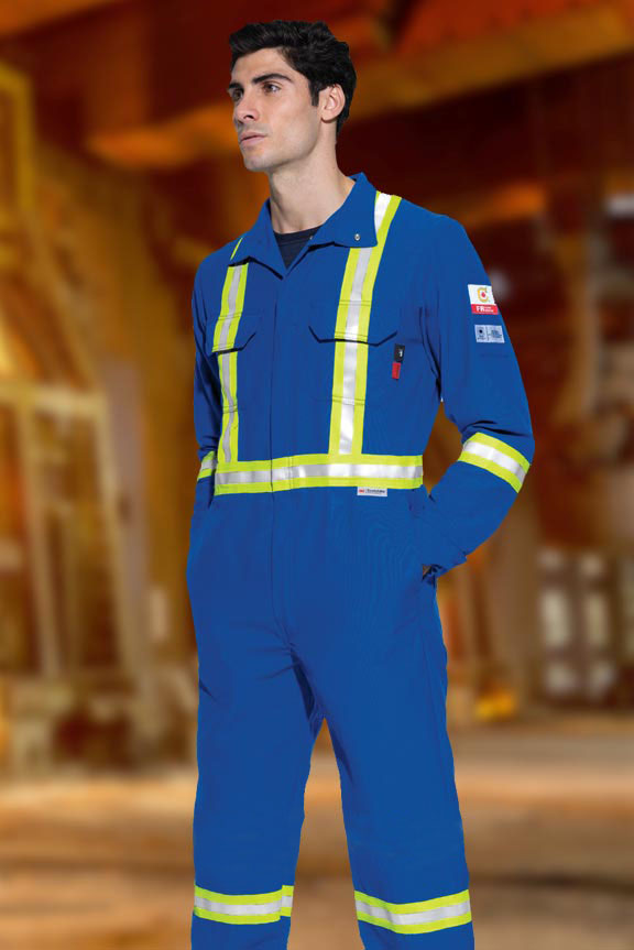 Man in Flame Resistant Coveralls