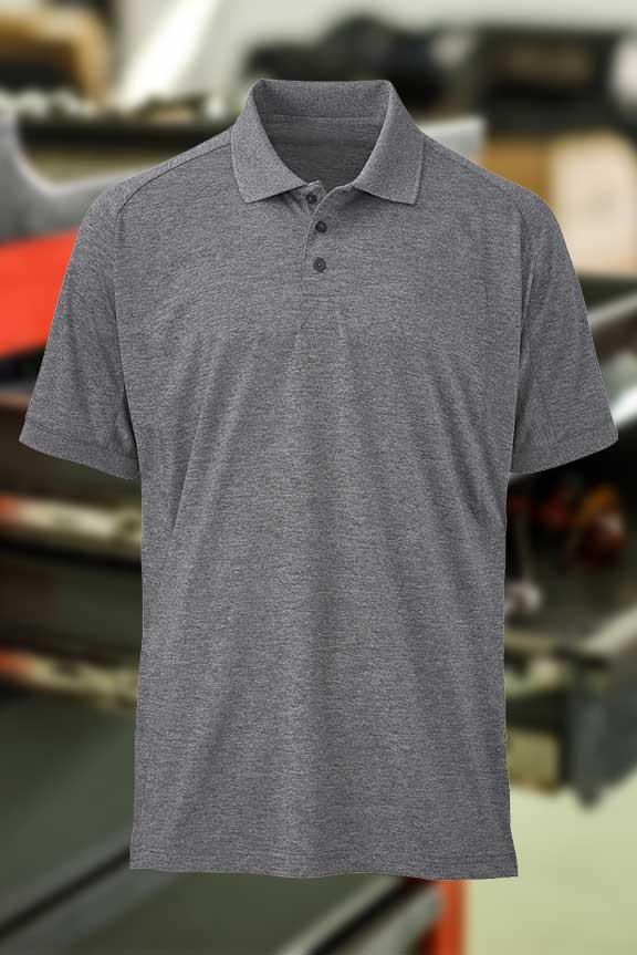 Mens Gray Polo Shirt